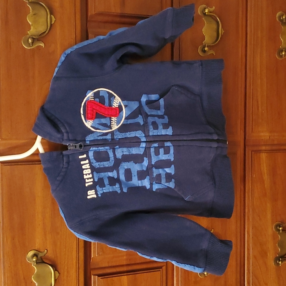 Blue Teeball Zip Sweatshirt
